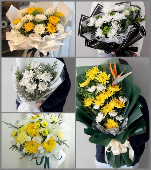 湖北黄冈市黄梅县独山镇界子墩村白事花束代送